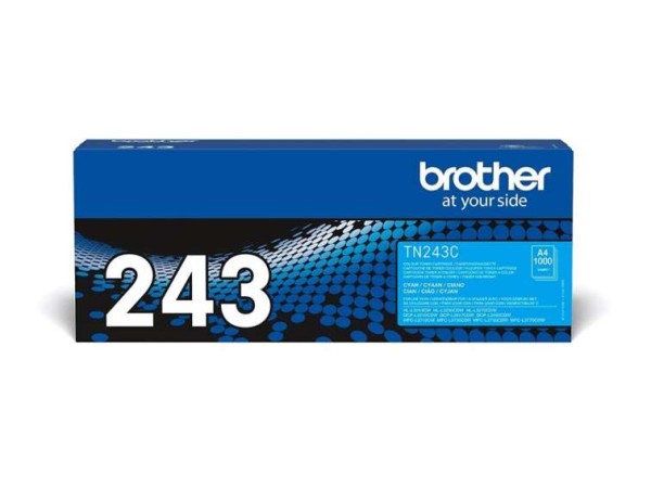 BROTHER Toner Cyan (ca. 1.000 Seiten gemäß ISO/IEC19798) TN243C