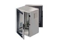 RITTAL 19" Wandgehäuse EL, 3-teilig, 21 HE, 600 x 573 mm, hellgrau RAL 7035 7721.735