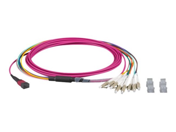 EFB ELEKTRONIK EFB ELEKTRONIK MTP -F/LC 8-Fasermatrix Patchkabel OM4 LSZH erika-violett 1m (MTPF08LCOM4-1)