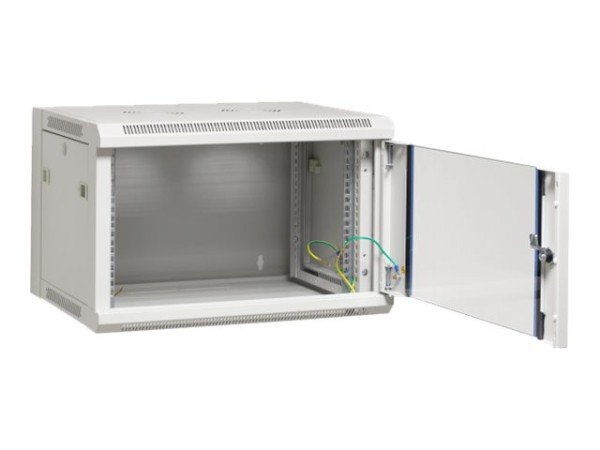 EFB ELEKTRONIK EFB ELEKTRONIK 19" Wandgehäuse Flat Pack 12HE, Tiefe 450 mm, RAL7035