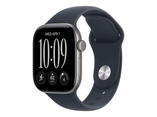 APPLE Watch S12 Aluminium 42mm Space Grau (Sportarmband navyblau) M/L MJE94ZR/A