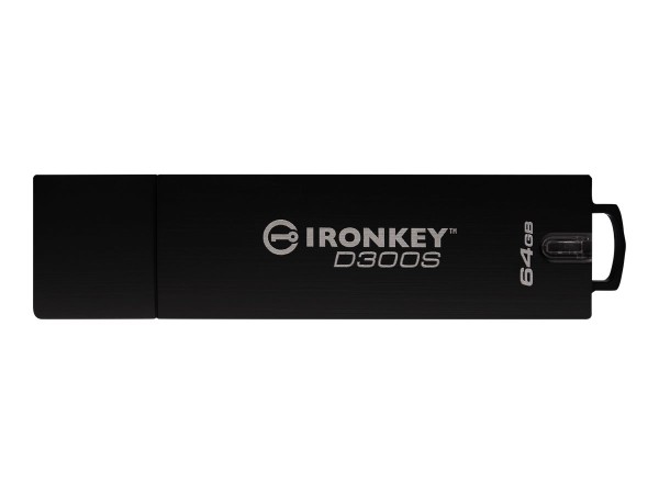 KINGSTON KINGSTON 64GB D300S AES 256 XTS Encrypted USB Drive