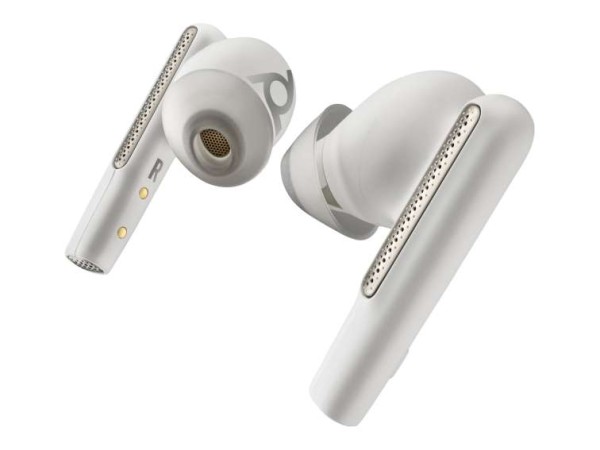 HP Poly Voyager Free 60 UC White Sand Earbuds +BT700 USB-C Adapter +Basic C 7Y8L4AA