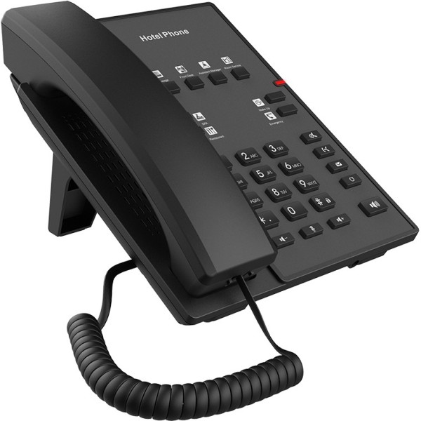 FANVIL H1-2 Wire Schwarz-Hotel IP Phone schwarz H1-2 WIRE