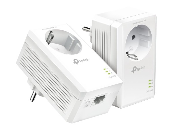 TP-LINK AV1000 Gigabit Passthrough Powerline Starter Kit TL-PA7017P KIT