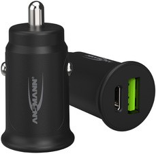 ANSMANN USB-KFZ-Ladegerät In-Car-Charger CC230PD, 2x USB