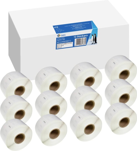 G&G G&G Etiketten 36 x 6 mm 12 St. BM-D-G-99012-12 Adress-Etiketten
