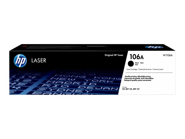 HP HP 106A Black Original Laser Toner Cartr