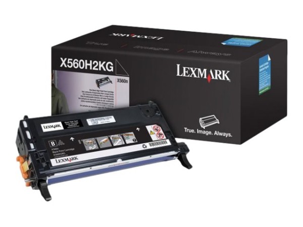 LEXMARK Schwarz Tonerpatrone X560H2KG