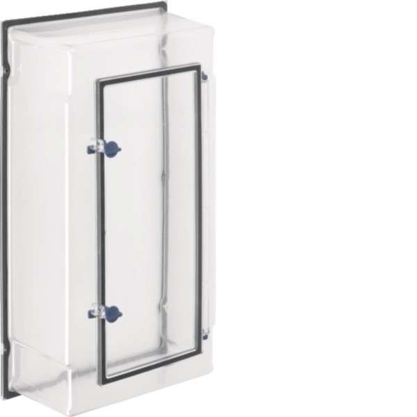 HAGER Zählerfeldabdeckung IP54 ZAY450AT Klarsicht 450mm m.Tür ZAY450AT