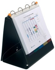 EXACOMPTA Tisch-Flipchart EXASHOW, A4 quer, PP, schwarz