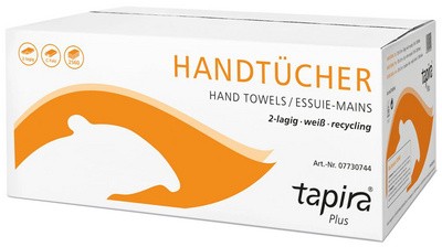 Tapira Handtuchpapier Plus, 230 x 310 mm, C-Falz, weiß