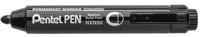Pentel Permanent-Marker NXN50 mit Druckmechanik, schwarz