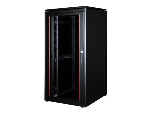 EQUIP EQUIP Serverschrank 19"  32U 800x800mm Glastür   schwarz