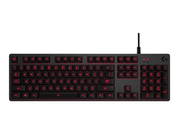 LOGITECH G413 - Tastatur - backlit - USB - US International - Kohle 920-008310