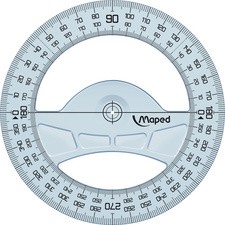 Maped Winkelmesser Geometric 360 Grad, 120 mm,aus Kunststoff