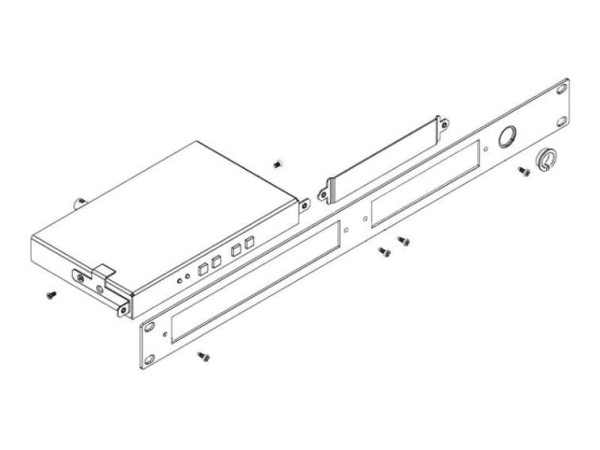 KRAMER RK-T2SB 19-Zoll-Rackadapter für Kramer TOOLS und MegaTOOLS RK-T2SB