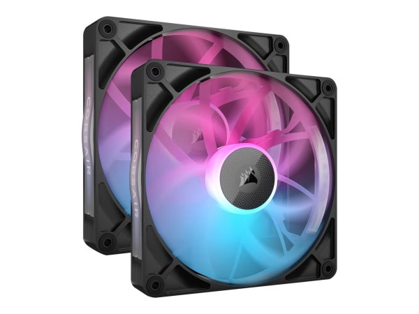 CORSAIR iCUE LINK RX140 RGB Dual (schwarz, 2er Pack) CO-9051020-WW