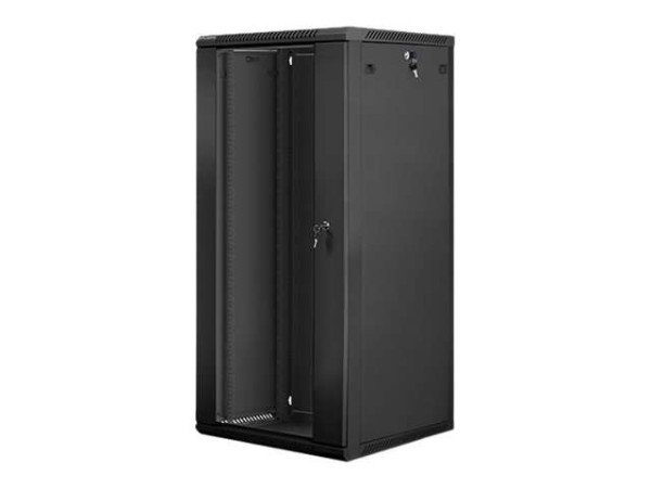 LANBERG Wand- Rack 19 " 27U 600x600mm schwarz (WF01-6627-10B) WF01-6627-10B