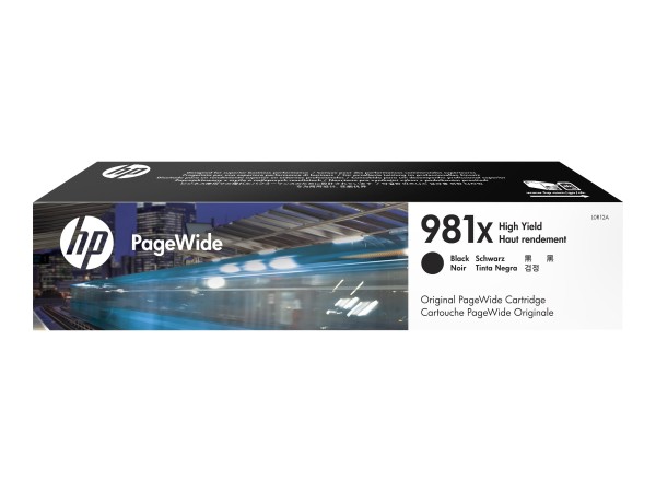 HP HP 981X Schwarz PageWide Tintenpatrone