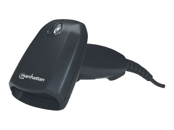 MANHATTAN Barcodescanner Manhattan LongRange CCD USB 100mm schwarz 177672