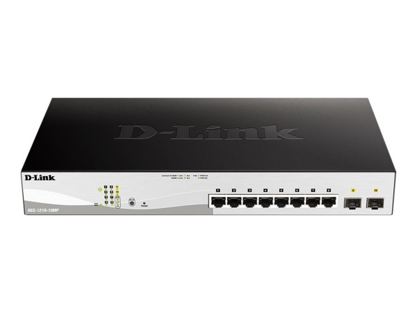 D-LINK 10-Port Layer2 PoE+ Smart Managed Gigabit Switch DGS-1210-10MP