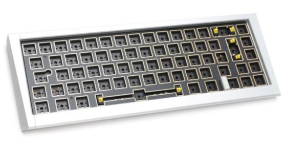 DUCKYCHANNEL DUCKYCHANNEL Ducky Outlaw 65 Gaming Tastatur Barebone - silber ANSI - Tastatur (PKOU2367AST-ANSI02)