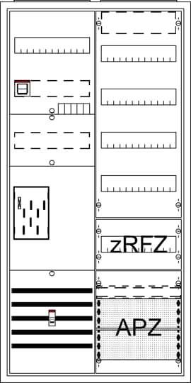 ABB Striebel Komplettschrank BKE-I BA27CBE A27 1Z1V4A2z 16Q 2CPX054540R9999 2CPX054540R9999