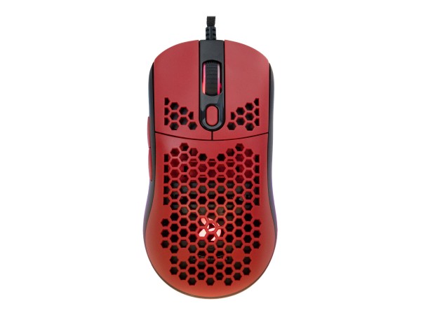 AROZZI AROZZI Gamingmaus Favo Ultra Light schwarz/rot