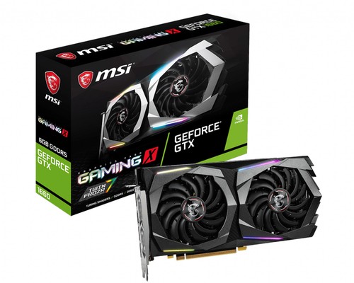 MSI Grafikkarte Nvidia GeForce GTX1660 Gaming X 6 GB GDDR5-RAM PCIe x16 HDMI, DisplayPort - Grafikkarte - PCI-Express