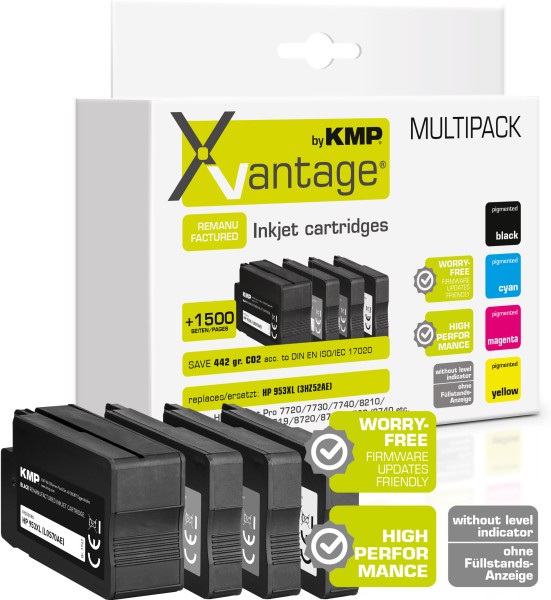 KMP KMP Patrone HP 953XL  3HZ52AE  Multi 8300 S. remanufactured