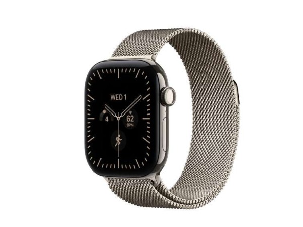 APPLE Watch S12 Titan Natur Cellular 42mm (Milanaise Armband natur) MJGH4ZR/A