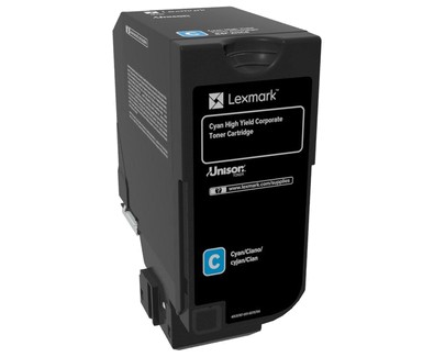 Lexmark Hohe Ergiebigkeit - Tonereinheit Original - Cyan - 16.000 Seiten