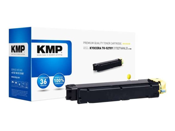 KMP Toner Kyocera TK-5270Y/TK5270Y yellow 6000 S. K-T88 remanufactured 2923,0009