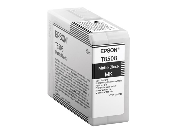 EPSON Ink/Singlpck MatteBK T85080N HD 80ml C13T85080N