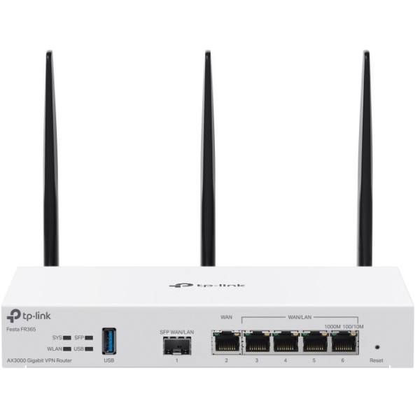 TP-LINK TP-LINK WL-Router Festa FR365 Gigabit VPN-Router (AX3000)