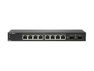 SONICWALL SWITCH SWS12-8 WITH WIRELESS NETWORK MANAGEMENT AND SUPPORT 1YR 02-SSC-8364