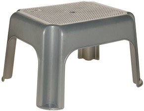 keeeper Tritthocker "tim", Tragkraft: 150 kg, silber-grau