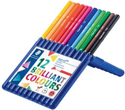 STAEDTLER Dreikant-Buntstift ergosoft, 24er Etui