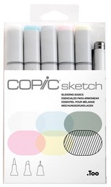 COPIC Marker sketch, 6er Set "Blending Basic"