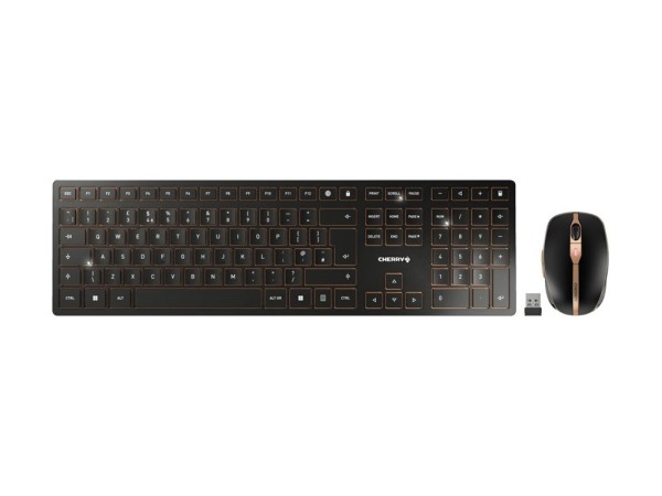 CHERRY CHERRY DW 9100 SLIM UK Layout bronze/schwarz