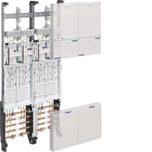 HAGER Komplettfeld eHZ 4ZP DSS ZK3EZ14N H1050mm 2feld ZK3EZ14N