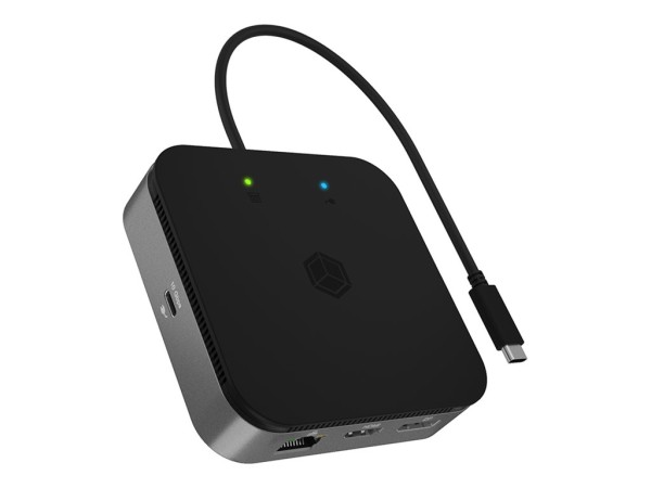 RAIDSONIC RAIDSONIC Dockingstation IcyBox USB 3.2 Type-C mit 2-fach Videoausgabe retail