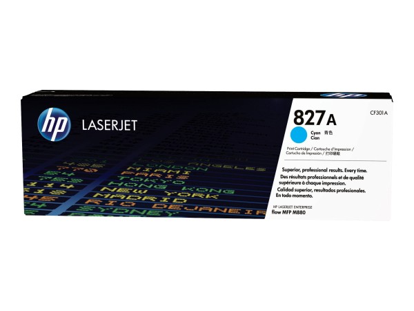 HP HP 827A Cyan LaserJet Tonerpatrone (CF301A)