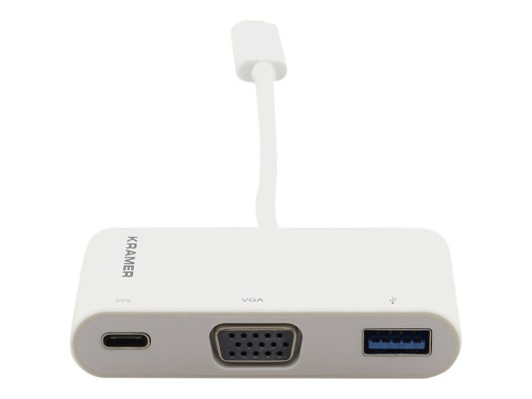 KRAMER ADC-U31C/M1 - Externer Videoadapter - USB-C - VGA - weiß (99-9721000 99-97210003