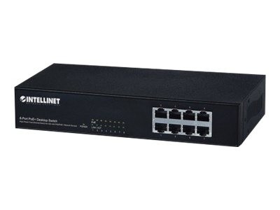 INTELLINET Net Switch 10/100 8P INTELLINET PoE+ Desktop (4x PoE/4x RJ45) [b 560764