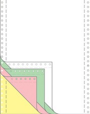 AVERY Zweckform DIN-Computerpapier endlos, 240 x 12", 4-fach