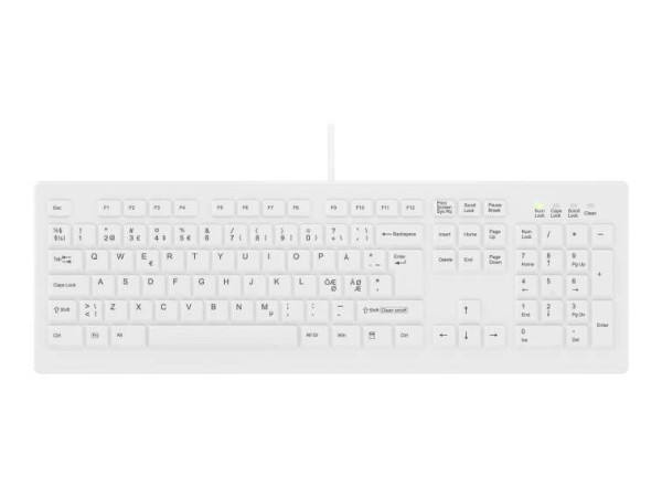 CHERRY ACTIVE KEY TAS AK-C8100F-U1-W/NOR NOR-Layout weiß AK-C8100F-U1-W/NOR