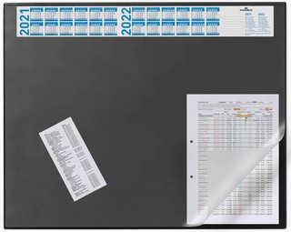 DURABLE Schreibunterlage mit Jahreskalender, dunkelblau