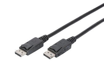 DIGITUS DisplayPort Anschlusskabel, Stecker - Stecker, 1,0 m